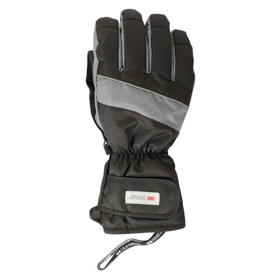 Mountain Warehouse Mens Thinsulate Ski Gloves - Grey/Black