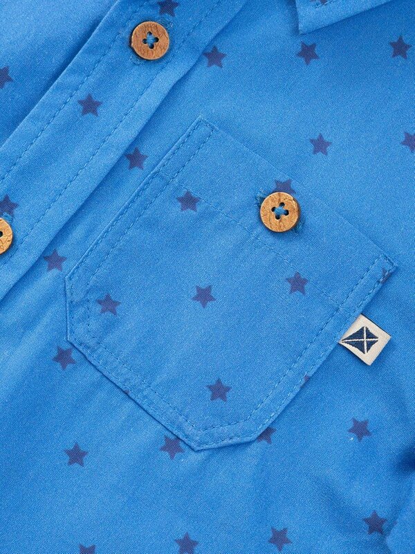 Kite Boys Organic Stargaze Poplin Shirt