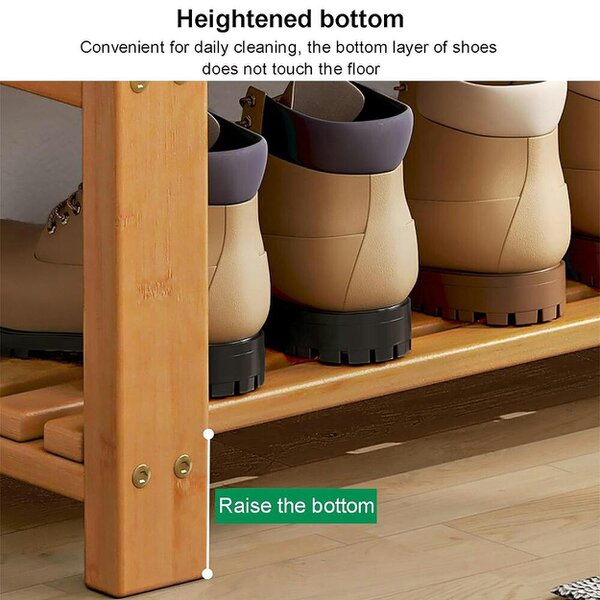 Havendro 3 Tiers Wooden Shoe Rack Seating Bench Hallway Storage Organiser Holder Stand