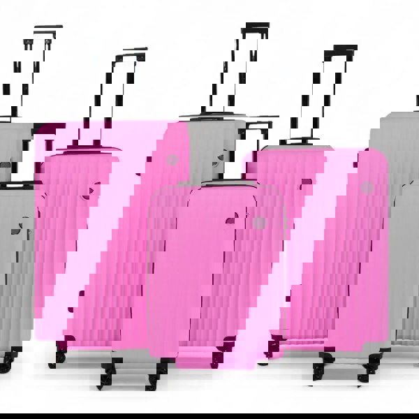 Infinity Luggage ABS Hard Shell Luggage Set Lightweight Travel Suitcases