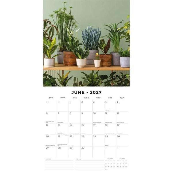 House Plants Calendar 2027, Wall Calendars, Month To View, Lifestyle, Gift