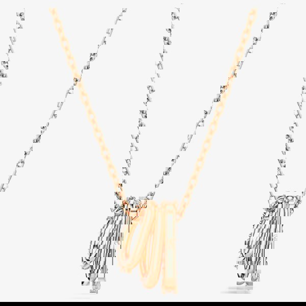 Swarovski Hyperbola Rose Gold Plated Zirconia Necklace 5701494