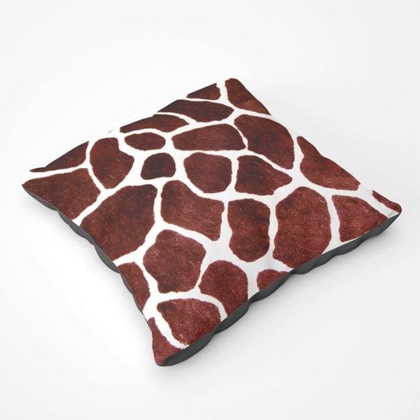 Warren Reed Giraffe Spots Print Floor Cushion