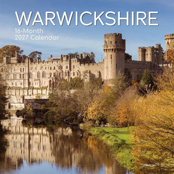 Warwickshire Calendar 2027, Wall Calendars, Month To View, Travel, Gift