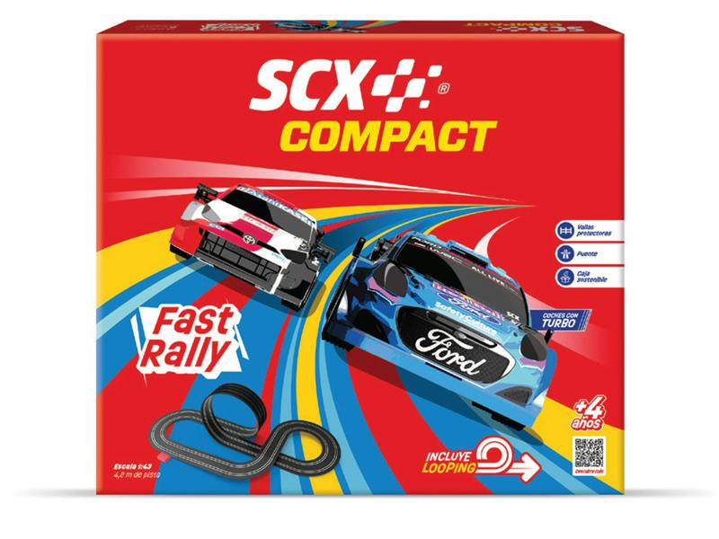 SCX Compact 1:43 Fast Rally 4.2m Race Set