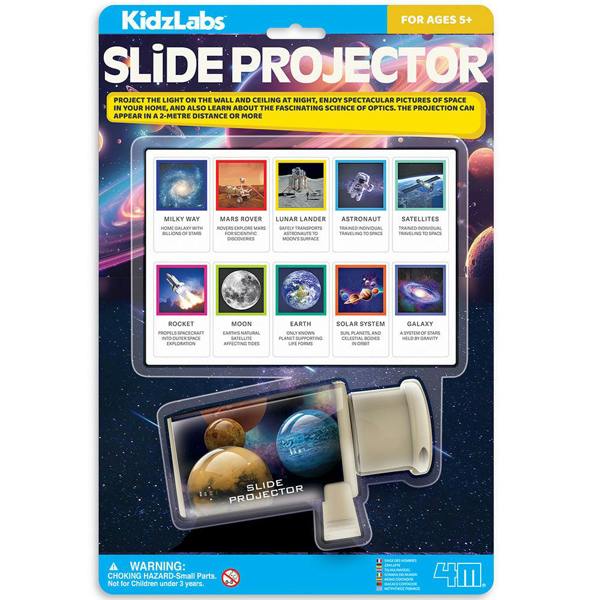 4M Slide Projector | Light Projectors for Kids with Galaxy Themed Slides