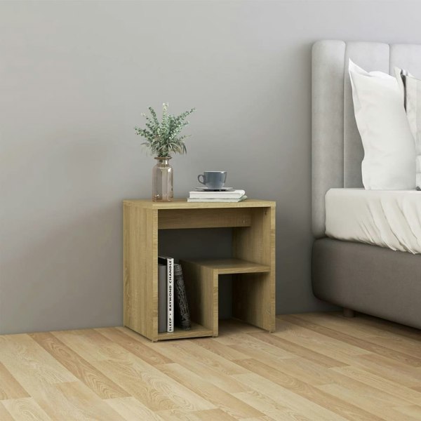 Berkfield Bed Cabinet Sonoma Oak 40x30x40 cm Engineered Wood