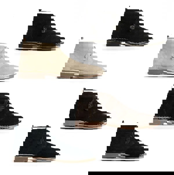 Popps VESPA Unisex Desert Boots Sand