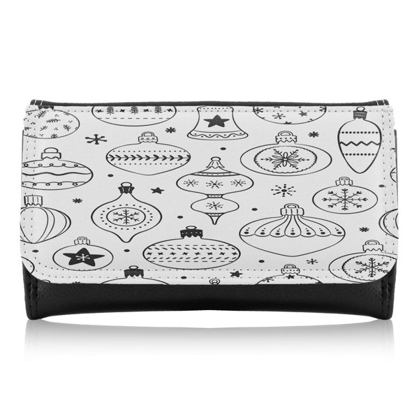 Benjamin Tate Design Hand Drawn Christmas Decorations Dining Maxi Purse