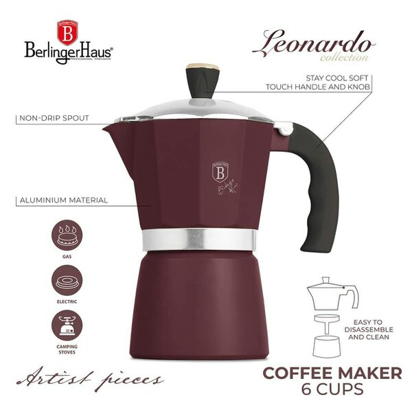 Berlinger Haus 6-Cup Coffee Maker BH8566