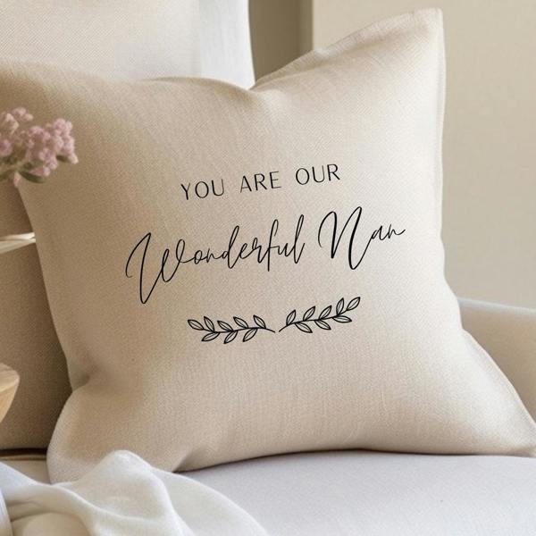 Aye Do Gifts Personalised Wonderful Nan,Gran,Grandma Cushion