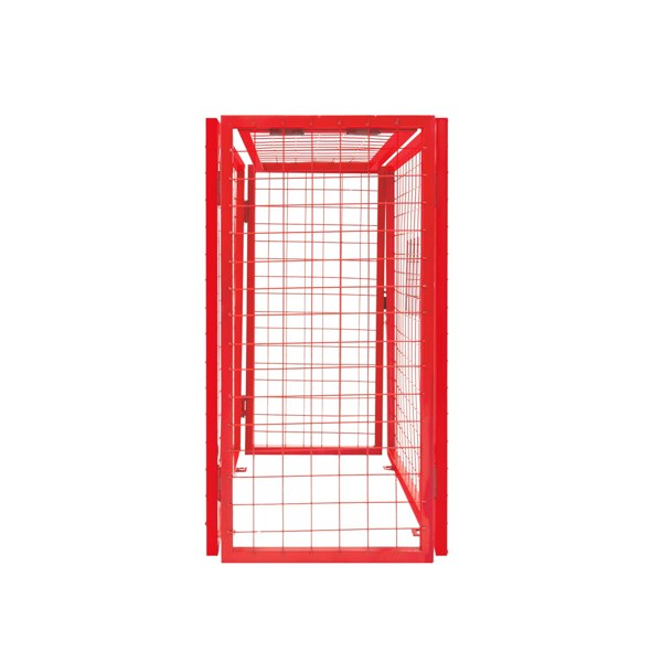 Monstershop Red Gas Bottle Collapsible Mesh Cage - 92cm x 110cm x 50cm