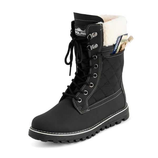 VIVA Polar Women's Memory Foam Thermal Deep Tread Rubber Sole Snow Boots