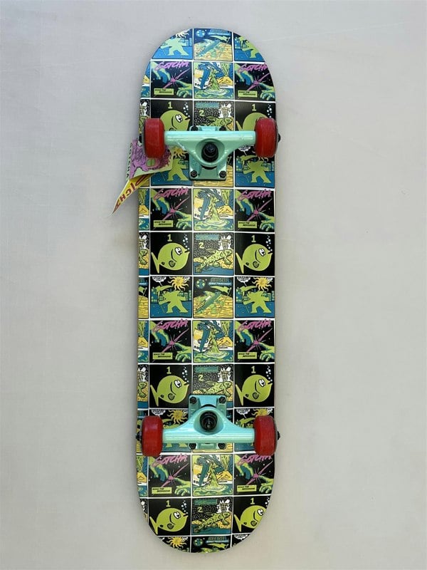 Gotcha Skateboard Gotcha Close Call Skateboard 31 Inch