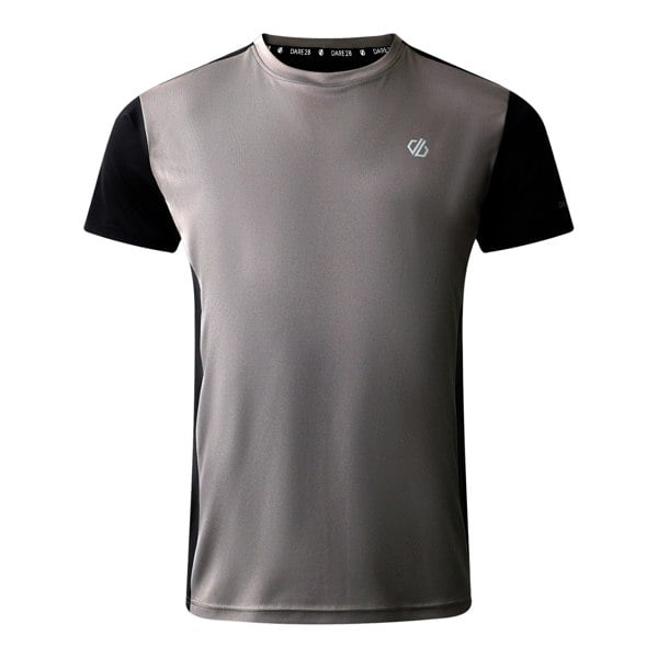Dare 2B Mens Discernible III T-Shirt - Black/Granite Grey