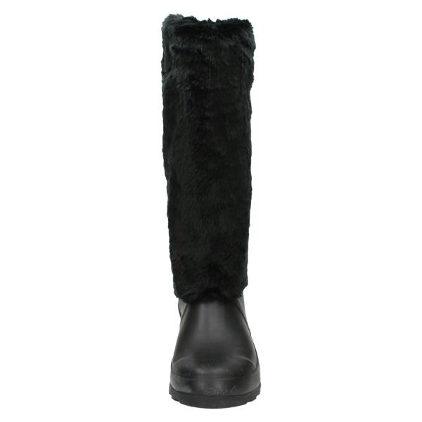 Spot On Ladies Spot On Flat Fur Upper Wellington Boots