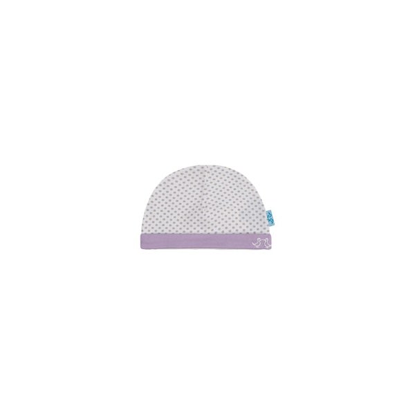 Luca and Rosa Duck Print Lilac Baby Girls Hat Set