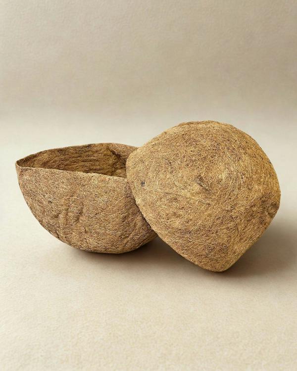 CoirProducts Hanging Basket Liners | Premium Biodegradable Coir Fibre Liners for Flowers, Herbs & Container Plants