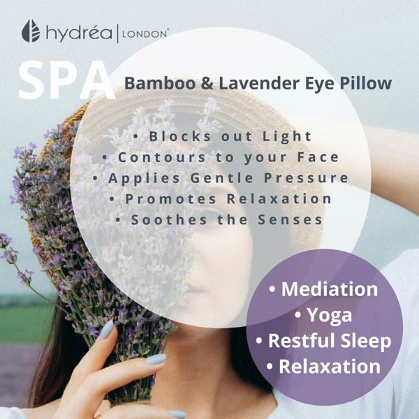 Hydréa London Bamboo Lavender Eye Pillow