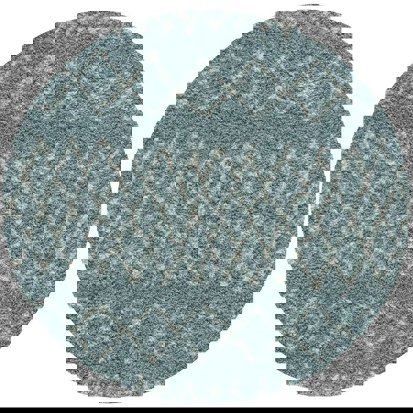 Moroccan shaggy rug rich texture and elegant design floor-heating compatible