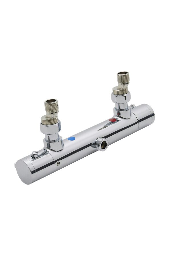 Living and Home 27 x 8cm Bath Shower Mixer Temperature Control Valve