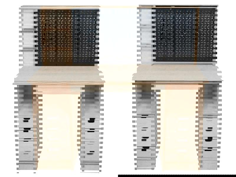wooden cabinet workbench