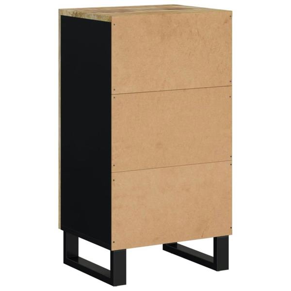 Berkfield Sideboard with Door 40x31x75 cm Solid Wood Mango