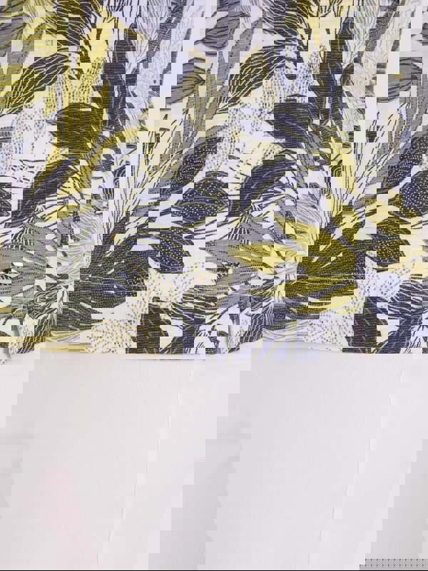 TIGI Embroiderd Notch Neckline Jungle Print Top