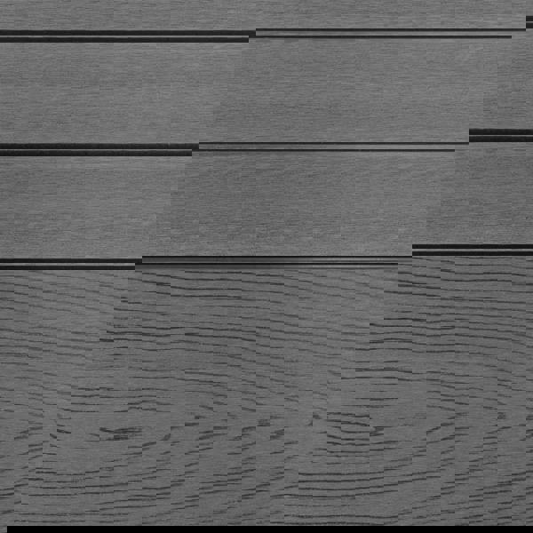 Monstershop Composite Fence Panel x 9 & LED Posts x 10 - Grey