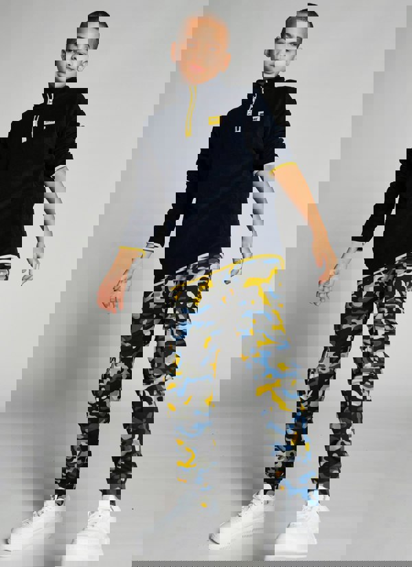 Beat Boyz Club Brail Quarter Zip Fleece -  Navy