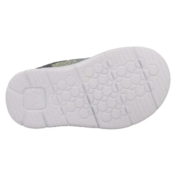 Clarks Girls Clarks Butterfly Detailed Sparkly Trainers Ath Wing T