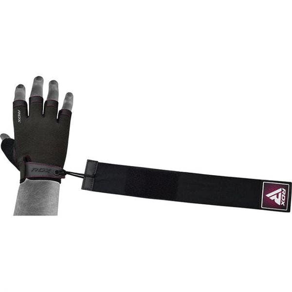 RDX Sports GYM TRAINING GLOVES T2 HALF PINK PLUS