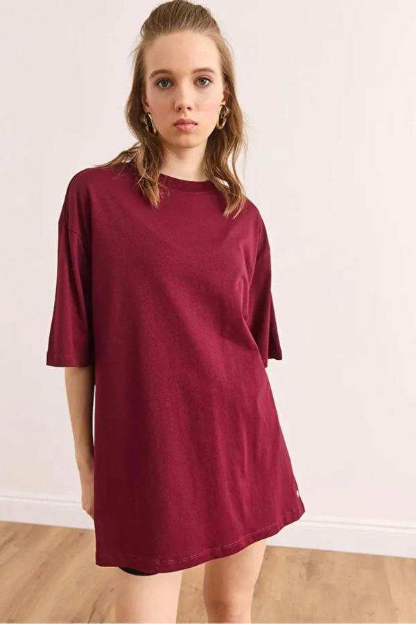 Hoxton Gal 100% Cotton T-Shirt with Side Buttons