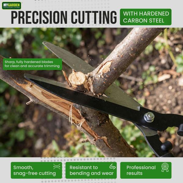 My Garden Outdoor Living My Garden Hedge Shears Carbon Steel Gardening Shears for Precision Cutting - Lightweight Garden Shear with Ergonomic Handle