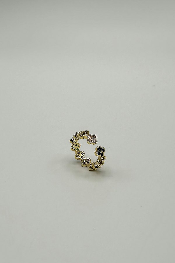 SVNX Diamante Clover Ring