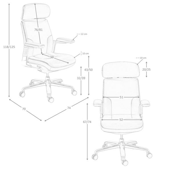 Angel Cerdá Swivel Office Chair 4211/4212