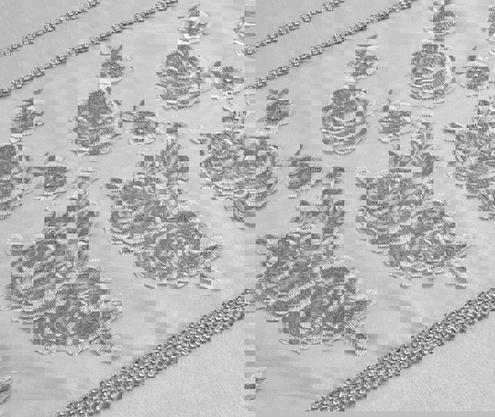 HomeSpace Direct Amara Silver Duvet Cover Set