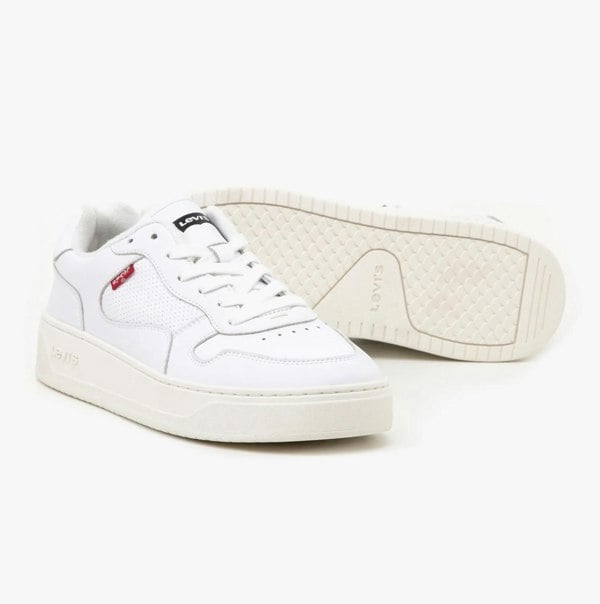 Levi's GLIDE Mens Trainers Regular White