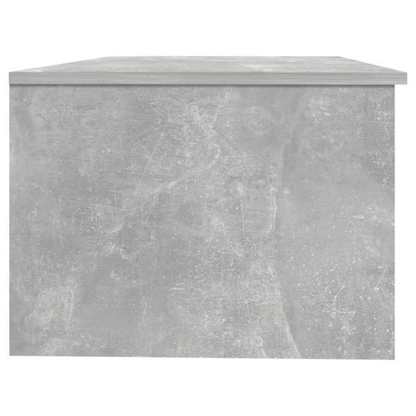 Berkfield Coffee Table Concrete Grey 102x50x36 cm Engineered Wood