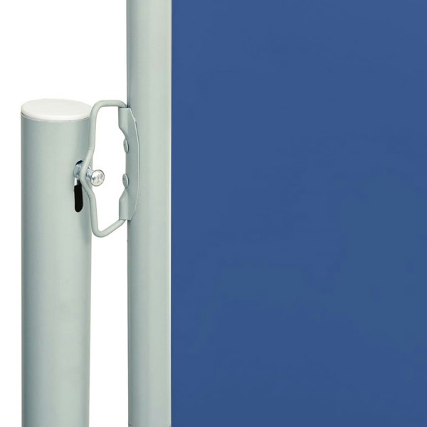 Berkfield Patio Retractable Side Awning 117x600 cm Blue