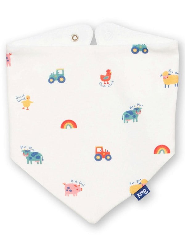 Kite Baby Organic Old Macdonald Bib