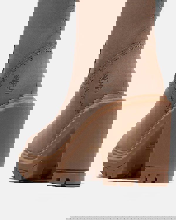 Timberland Allington Heights Mid Zip Up Womens Boots - Taupe Nubuck