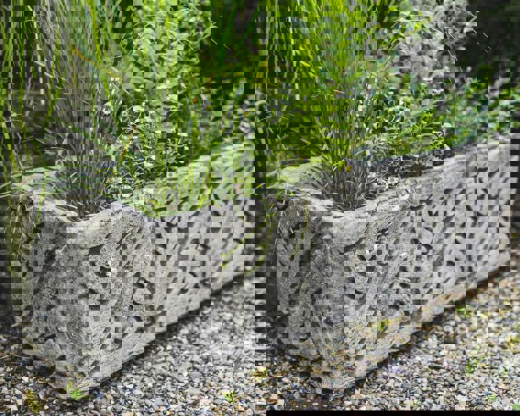 Celtic style Stone Planter Trough