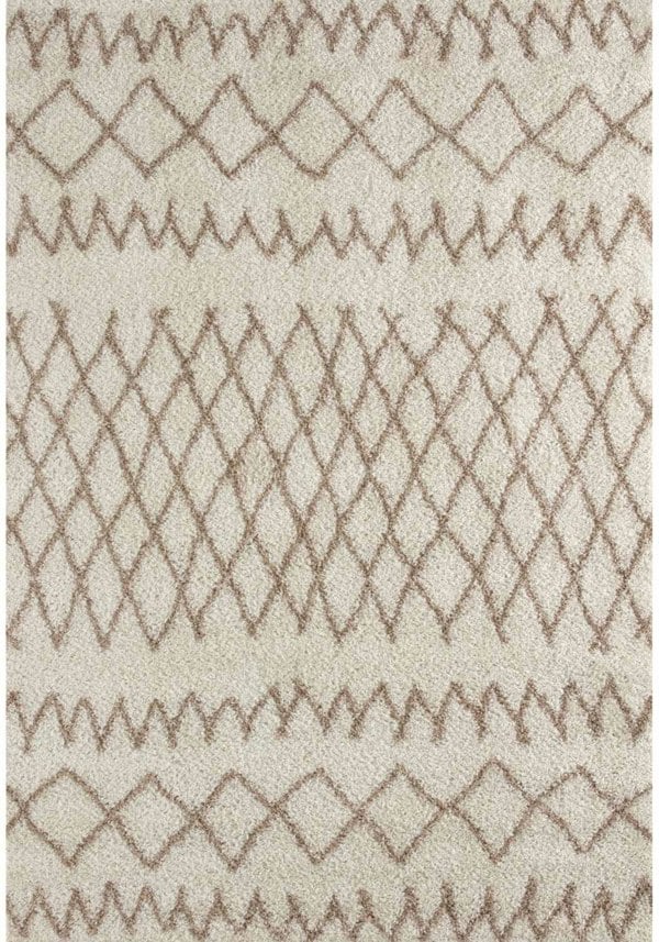 Moroccan Beige Ivory rug non-shedding, pet-friendly, and easy to clean