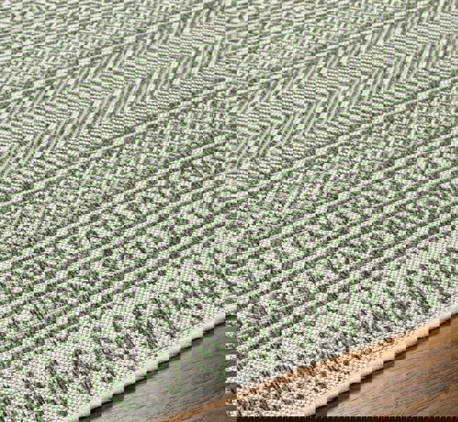 Livabliss Eagean-Global Green Ivory Off-White In- & Outdoor Rug