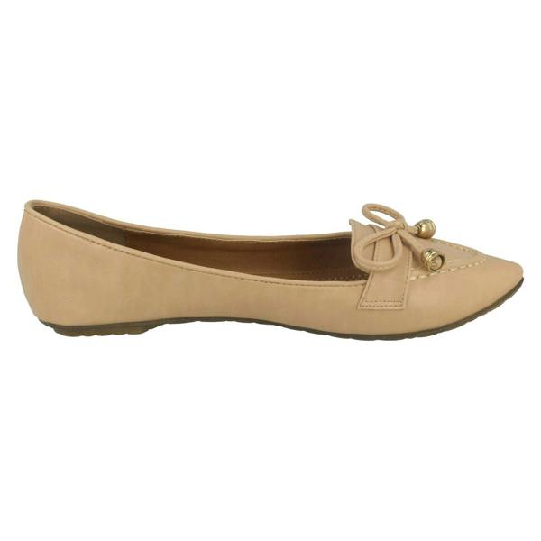 Spot On Ladies Spot On Smart Ballet Flat
