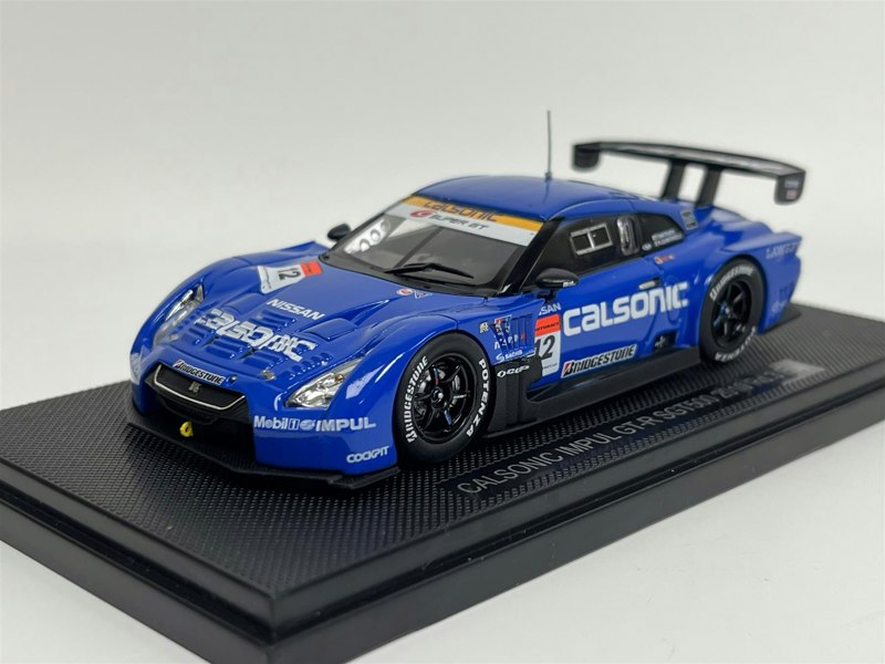 Ebbro Nissan GTR Calsonic Impul SGT500 2010 Rd.3 Fuji #12 1:43 Scale 44443