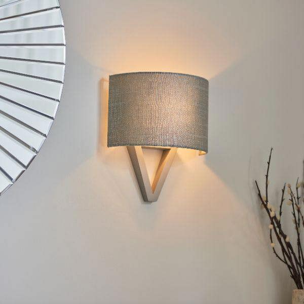 Pagazzi Lighting Kaden Grey Wood Wall Light