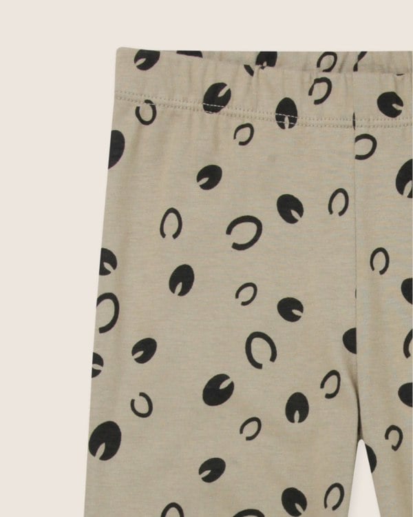 organic cotton Grey Equestrian Print Leggings - image 3