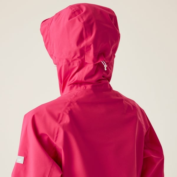 Regatta Women's Birchdale Shell Waterproof Jacket - Pink Potion / White